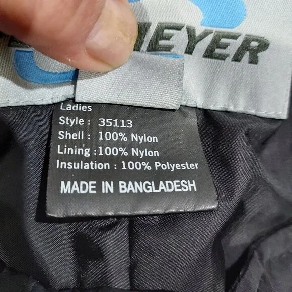 Obermeyer Ski Pants Size 10 Snow Board Black Water Proof Resistant - Picture 12 of 16